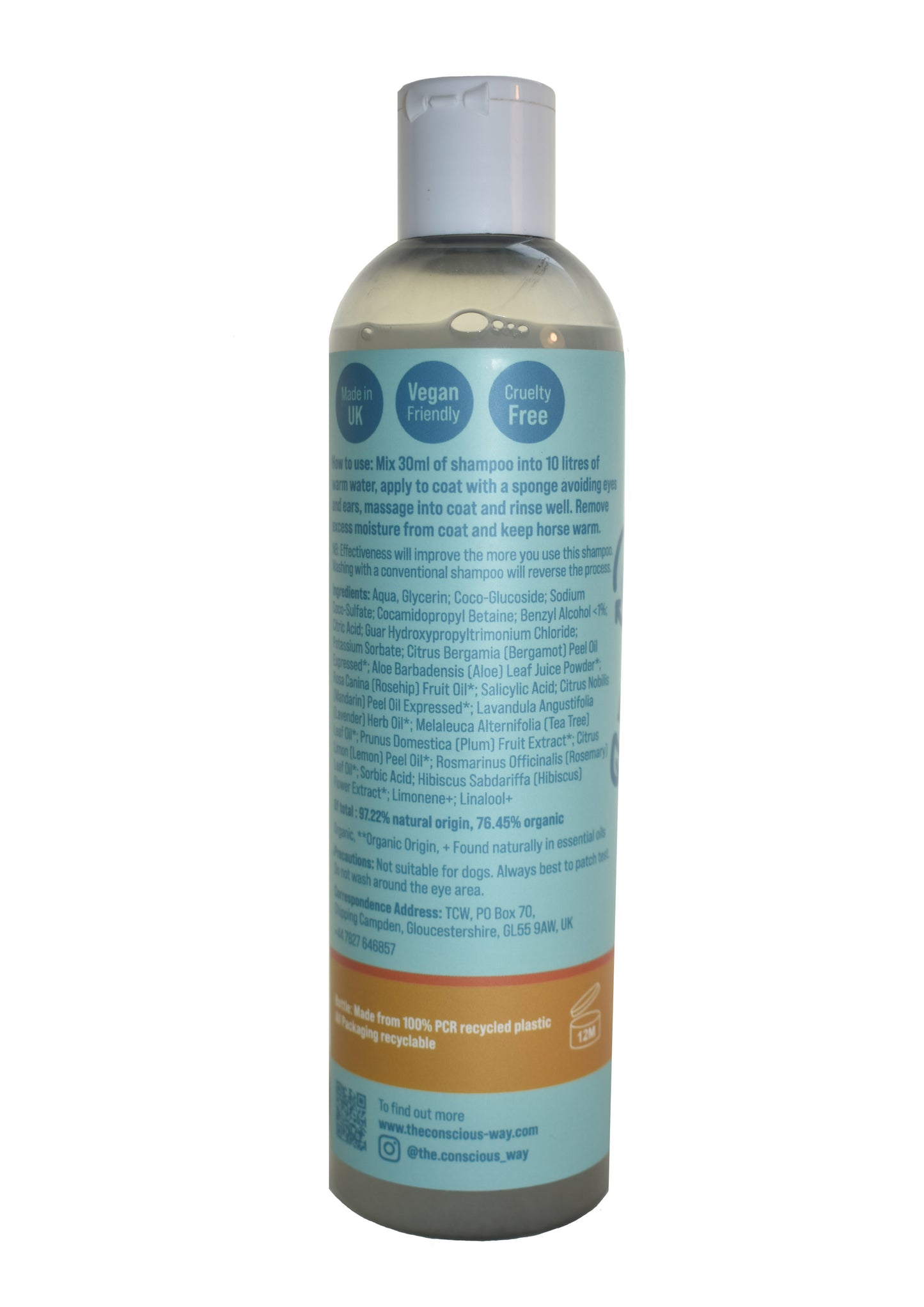 The Conscious Equine Kind & Protective Equine Shampoo